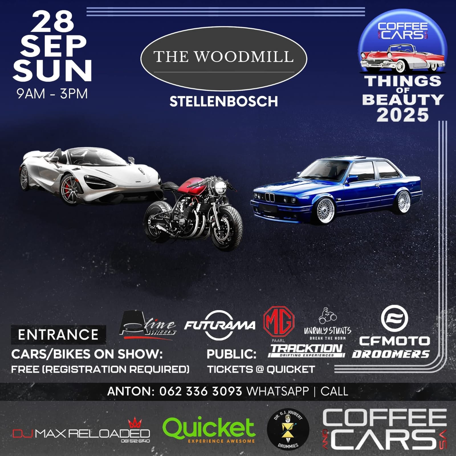 Pre-Register for Breakfast Run #4 x Coffee & Cars SA