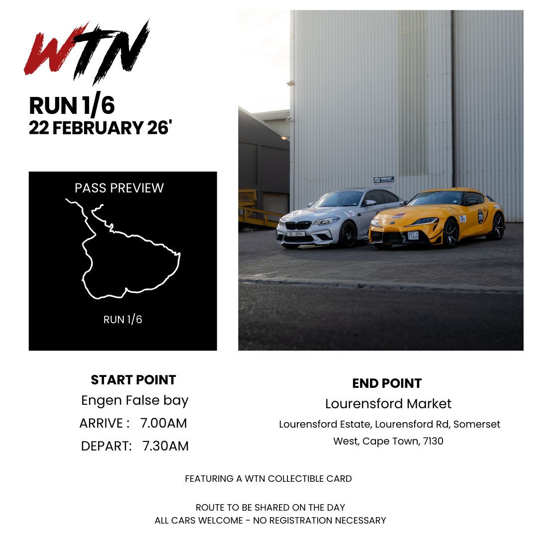 WTN Cape Town: RUN #1 2026